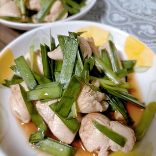 おいしくて簡単すぎる！！ササミとニラのポン酢和え